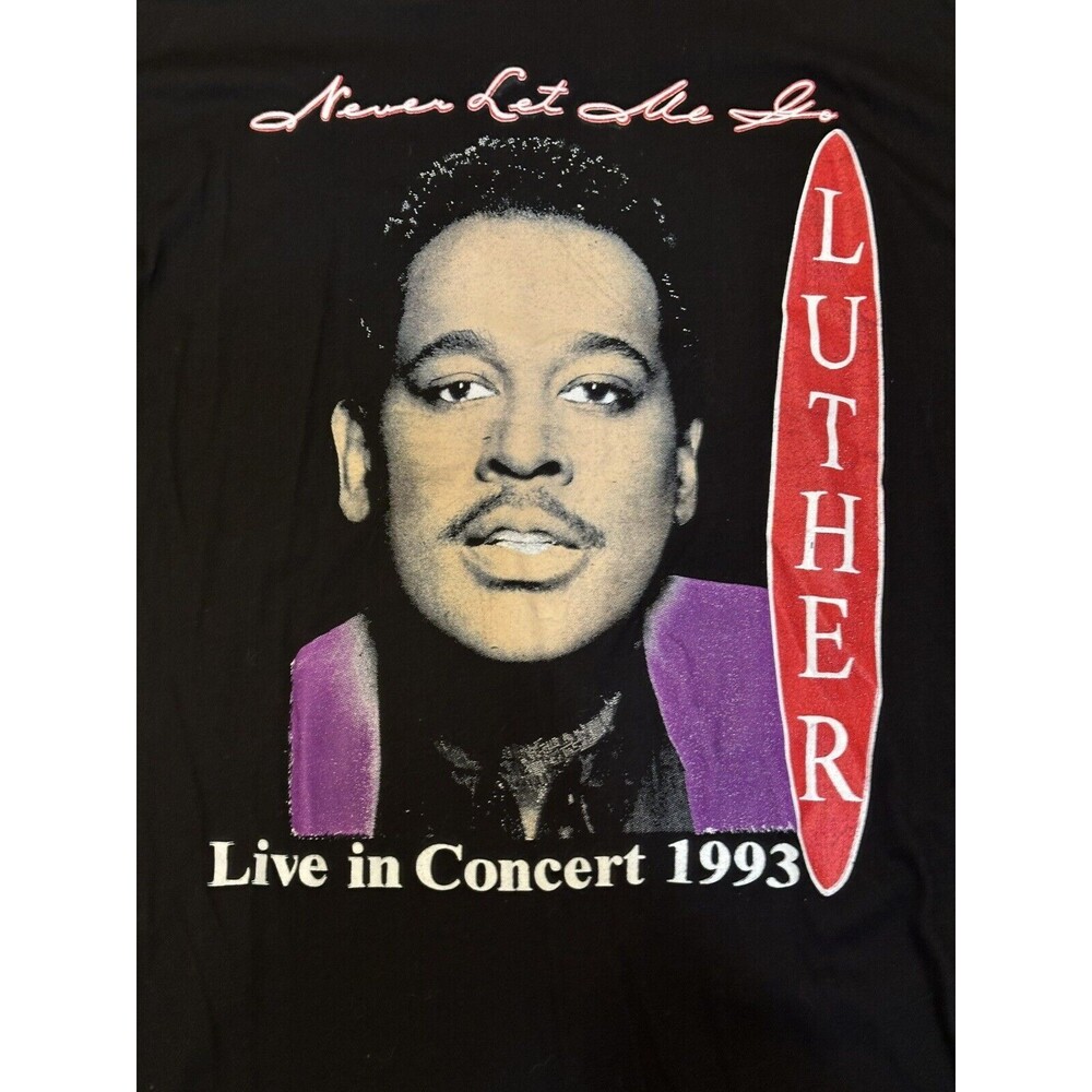 Rare Vintage 90s En Vogue Luther‎ Vandross Tour T Shirt Hiphop Rap Tee Size XL - Picture 2 of 5
